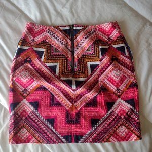 Aztec Tribal Mini Skirt